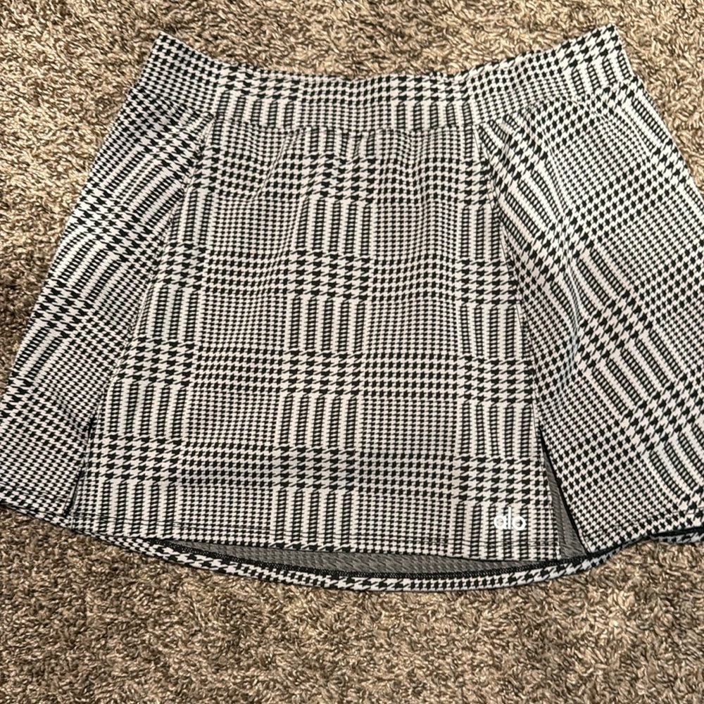 COPY - Alo Yoga Jacquard Glenplaid Tennis Skirt